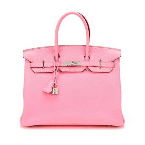 hermes paris pink bag|hermes bag price guide.